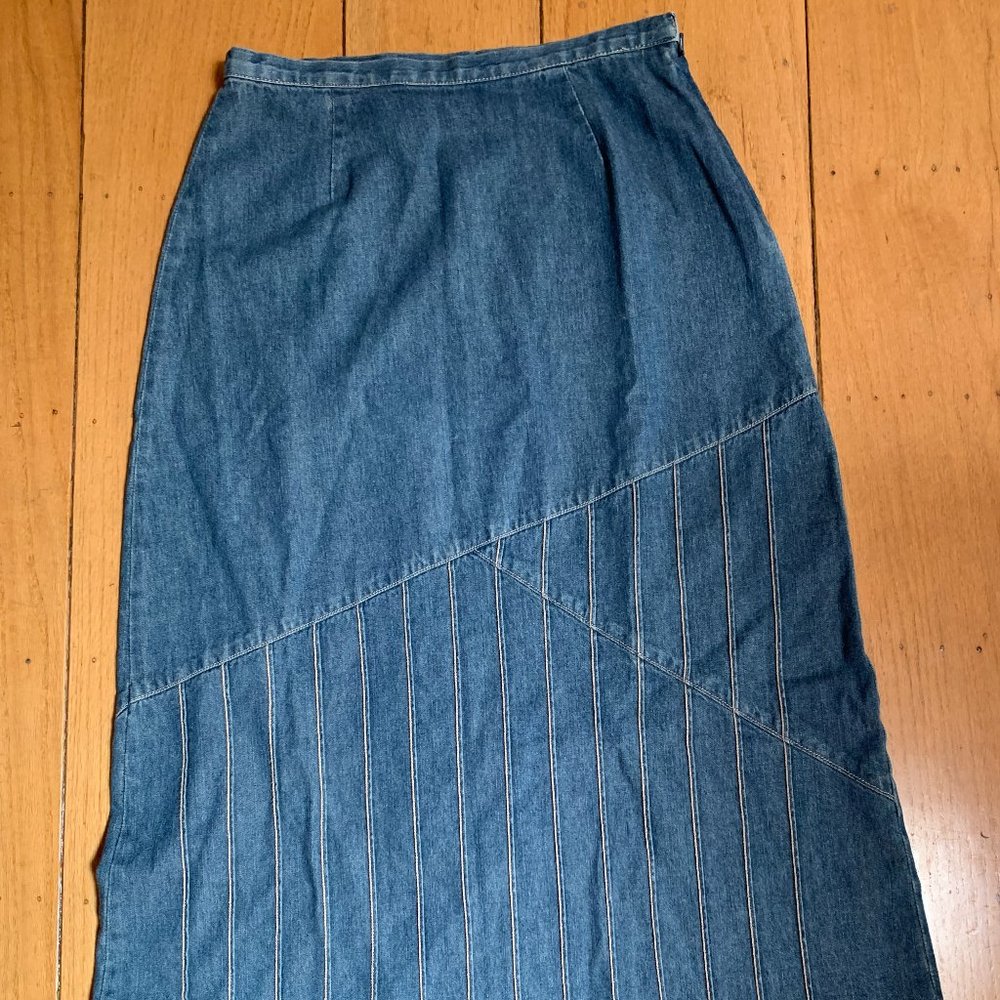 JJill Denim Long Skirt, size 2